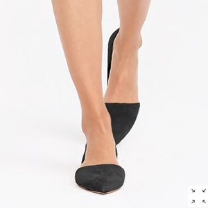 J Crew Zoe suede d'Orsay flats